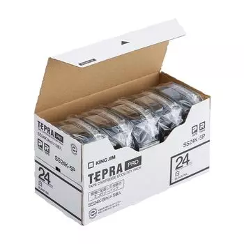 Kingjim P Tape Eco Pack Shirokuro 24 Белый SS24K-5P