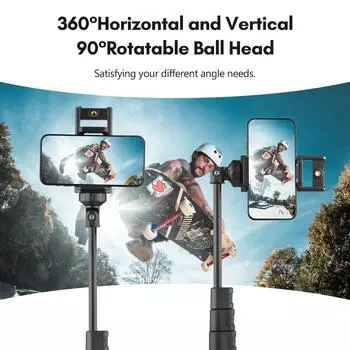 KINGJOY FL019S Многофункциональный сверхмощный штатив из алюминиевого сплава для фотосъемки с 1/4 чёрный