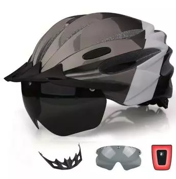 KINGLEAD Взрослый велосипедный USB с безопасным магнитным креплением и подходит для и электрического мужского и размера L шлема, сертифицирован CPSC/CE, высокая жесткость,