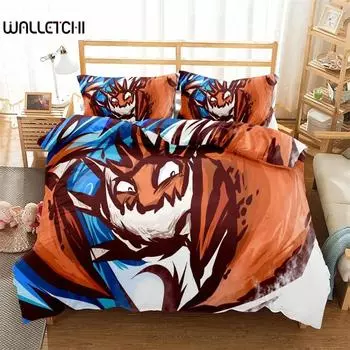 Kingler Hand Painting Duvet Cover Set King Queen Double Full Twin Single Size Bed Linen Set For Kids Teens Bedding Set 135x200cm 2pcs