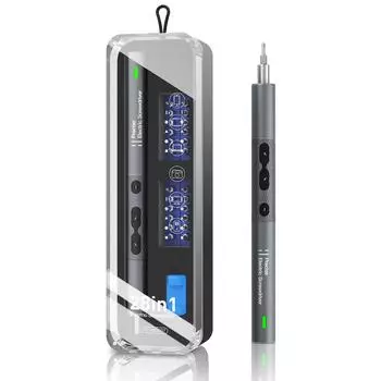 Kingsdun Набор прецизионных электрических отверток Kingsdun 28 в 1 с половинной рифленой ручкой 28in1