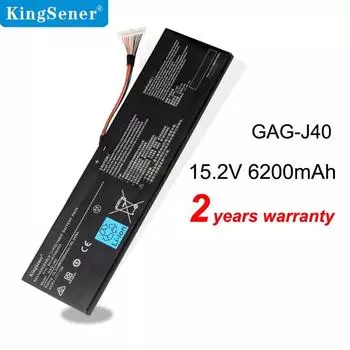 Kingsener GNC-J40 для Gigabyte Aero 14 Aero 14-V7 15,2 В 6200 мАч 94,24 Втч