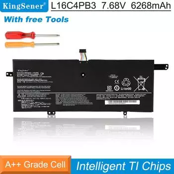Kingsener L16C4PB3 Аккумулятор для ноутбука Lenovo IdeaPad 720S-13ARR 720S-13IKB L16M4PB3 L16L4PB3