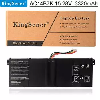 KingSener Новый аккумулятор для ноутбука AC14B7K для Acer Spin 5 SP515-51GN Swift SF314-52 для Acer Nitro 5 AN515-42 15,28 В 3320 мАч/50,7 Втч