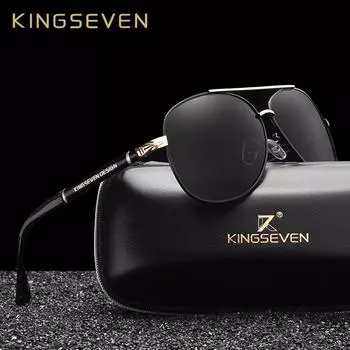 KINGSEVEN дизайнерские мужские солнцезащитные очки с поляризационным покрытием, зеркальные солнцезащитные очки, мужские очки для вождения