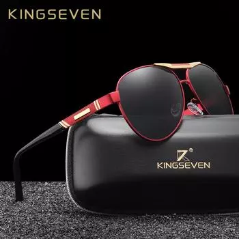 KINGSEVEN модные винтажные солнцезащитные очки женские брендовые дизайнерские квадратные солнцезащитные очки женские очки