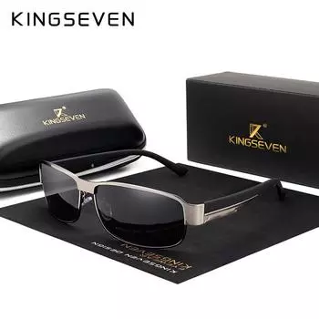 KINGSEVEN очки ночного видения брендовый дизайн поляризационные солнцезащитные очки для женщин и мужчин с антибликовым покрытием для вождения M