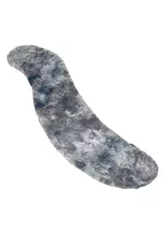 Kinku Body Pillow Cover with Cotton 115x20 S Shape Persian (Fake Fur, Gray)