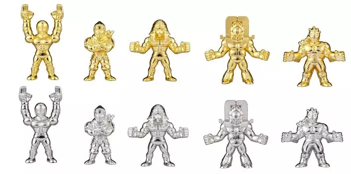 Kinnikuman Diecast Kinkeshi 8 из не полной комплектации Gacha Игрушка-капсула Gacha [Набор 10]