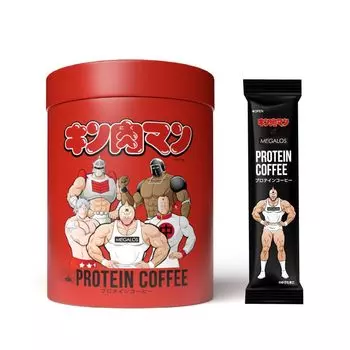 Kinnikuman x Megalos Protein Justice Chojin Stick 1 бутылка 30 протеиновый сахар Под надзором оценщика кофе UCC Кофе, Упаковка, Тип, 7,5 г, бутылки,