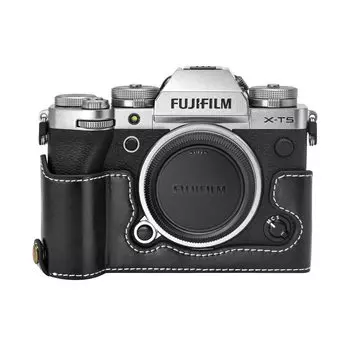 kinokoo XT5 Camera FUJIFILM Case XT5 Cover for XT5 Cover XT5 Body Case PU Leather Battery Replaceable Tripod Mounting Case, X-T5 (черный)