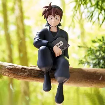 Киноверсия Nintama Rantaro Dokutake Ninja Сильнейшая стратегия Noodle Stopper Фигурка Hansuke Doi 1 тип официальной фигурки Команды чёрный