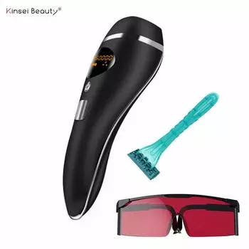 Kinsei Beauty IPL эпилятор, устройство для лазерной эпиляции, безболезненная перманентная фотоэпиляция для мужчин и женщин, электрический депилятор, лазер для домашнего использования EU Plug