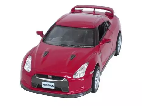 KiNSMART Nissan GTR Wine Red Window Box 136 R-35 200-528