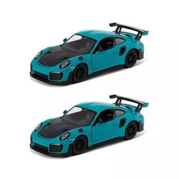 Кинсмарт Порше 911 GT2 RS 1:36 машинка литья под давлением 2р, 2 шт., популярные корейские игрушки, популярные корейские игрушки