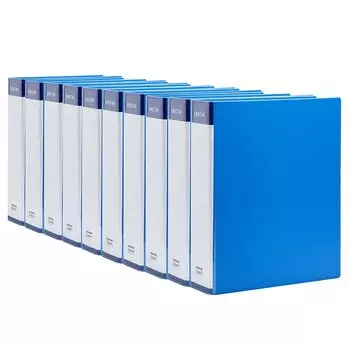 Kinstar Double Opening Pipe Double Blue 10 Book A4 Vertical 2 Storage Holds 500 50mm File, Opening, Pack, Holes, File, Sheets,