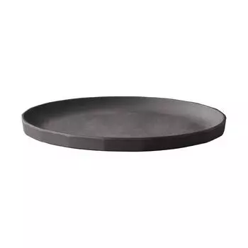 KINTO ALFRESCO Plate 250mm Black Dishwasher Safe Outdoor Gift Present 20716 чёрный