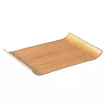 KINTO Curved Tray 360x250mm Willow Wooden Tray 45140 Non-slip