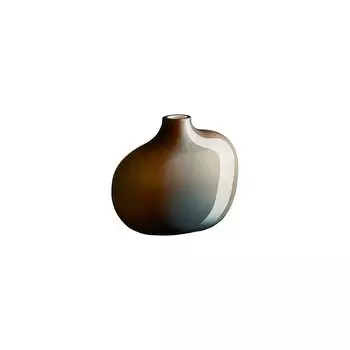 KINTO Flower Vase Brown W110 x D60 x H95mm SACCO Glass 01 26051 коричневый
