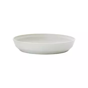KINTO FOG Deep Plate 215mm Ash White Safe 26481 Microwave/Dishwasher
