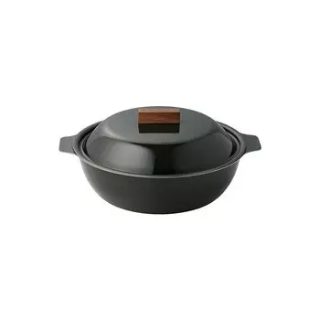 KINTO KAKOMI IH Enamel Pot 1L Charcoal No.25283 древесный уголь