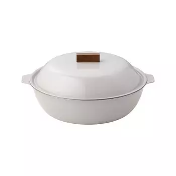 KINTO KAKOMI IH Enamel Pot 2L Sand Beige No.25291