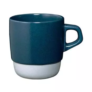 Kinto Кружка SCS Stack Mug 320 мл Navy Coffee Safe Coffee Cup 27660 для микроволновой печи/посудомоечной машины тёмно-синий