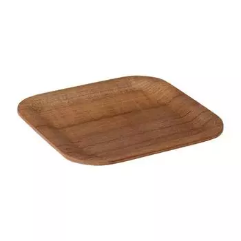 KINTO Non-slip Tray 160x160mm Teak Wooden Tray 45157