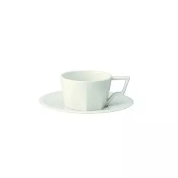 KINTO OCT Cup Saucer 80ml White Safe 28883 & Microwave/Dishwasher белый