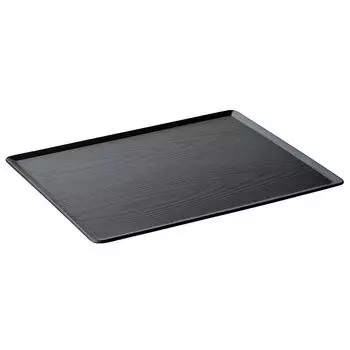 KINTO Placemat 360x280mm Willow Black Wooden 22259 чёрный