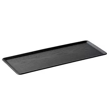 KINTO Placemat 365x145mm Willow Black Wooden 22257 чёрный