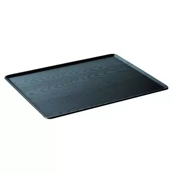 KINTO Placemat 430x330mm Willow Black Wooden 22260 чёрный