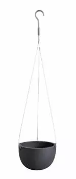 KINTO Plant Pot 140mm Black Hanging Planter Hanging Pot Flower Pot Interior 29228 201_ чёрный