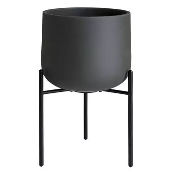 KINTO Plant Pot 160mm Dark Gray Stand Type Pot 29235 211_ темно-серого