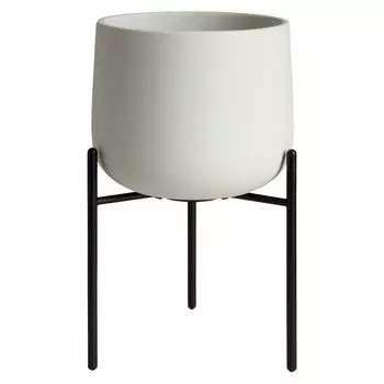 KINTO Plant Pot 160mm Earth Gray Stand Type Pot 29234 211_