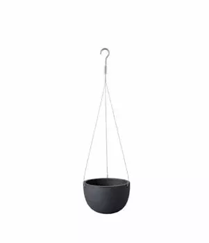 KINTO Plant Pot 174mm Black Hanging Planter Hanging Pot Flower Pot Interior 29230 201_ чёрный