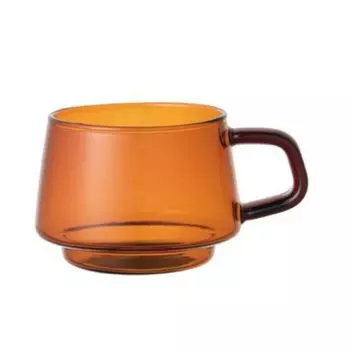 KINTO SEPIA Cup 270ml Amber Heat Resistant Glass Safe Gift Present 21740 Microwave/Dishwasher янтарь