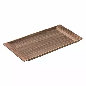 KINTO SEPIA Non-Slip Tray 420 x 210mm Walnut Wooden 21744