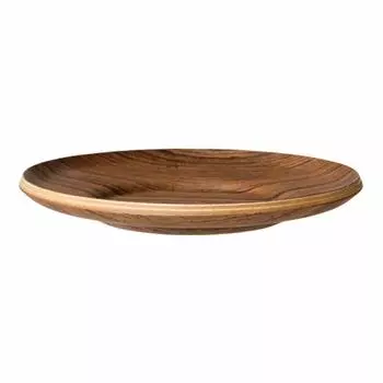 KINTO SEPIA Saucer 130mm Teak Wooden 21745 Non-slip