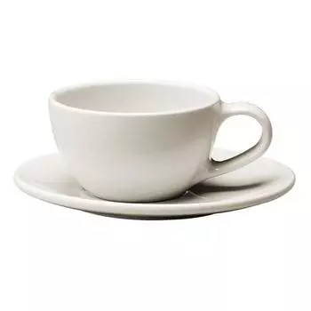 KINTO TOPO Cup Saucer 200ml White 23589 & белый