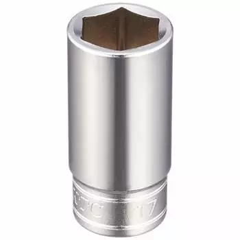 Киото Машиностроение Инструменты (КТК) 9.5mm (3/8 дюйма) Полуглубокая розетка (Hex) 17мм Б3М17