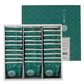 Киотский чай Veneto 27 шт. Matcha Langue de Chat Популярный заказ Печенье Langue de Chat в индивидуальной упаковке Подарок-сувенир Kyoto Подарочный подарок на день