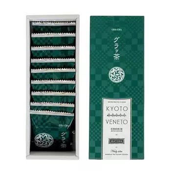 Киотский чай Veneto Grass Tea 9 шт. Matcha Langue de Chat Популярный заказ Печенье Langue de Chat в индивидуальной упаковке Киотский сувенир Подарок на день