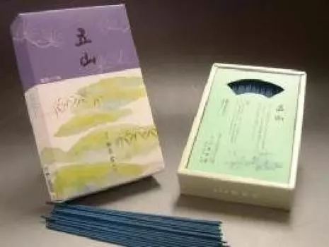 Киотский ладан, благовония Shoyeido, упаковка Gozan rose, примерно 135 мм. #122705 фиолетовый