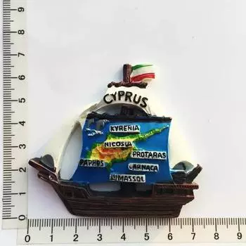 Кипрские магниты на холодильник Туристический сувенир Средиземноморский холодильник Магнитная наклейка Imanes Para El Refrigerador Украшение для дома