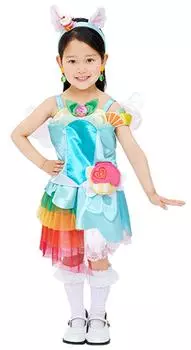 Kirakira PreCure A La Mode Cure Parfait Transformation Pretium Kids Costume Girls