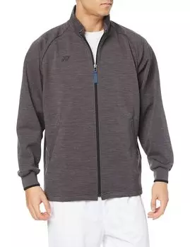 Kiraku для медицинского и сестринского ухода Мягкая и стильная меланжевая реабилитационная куртка CY400 08 Серая Moku S [Yonex] прочная!