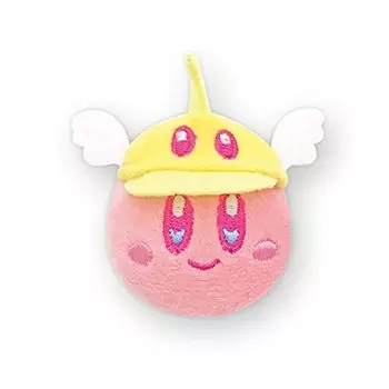 Kirby of the Stars KIRBY Fluffy Badge 1 Cutter MUTEKI!SUTEKI!CLOSET