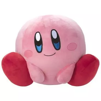 Kirby of the Stars Mocchi-Mocchi-Game style Супер большая плюшевая игрушка Кирби, высота сидя, прибл.. 70см