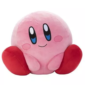 Kirby of the Stars Mocchi-Mocchi-Game style Kirby Plush Toy Sitting height approx. 30cm